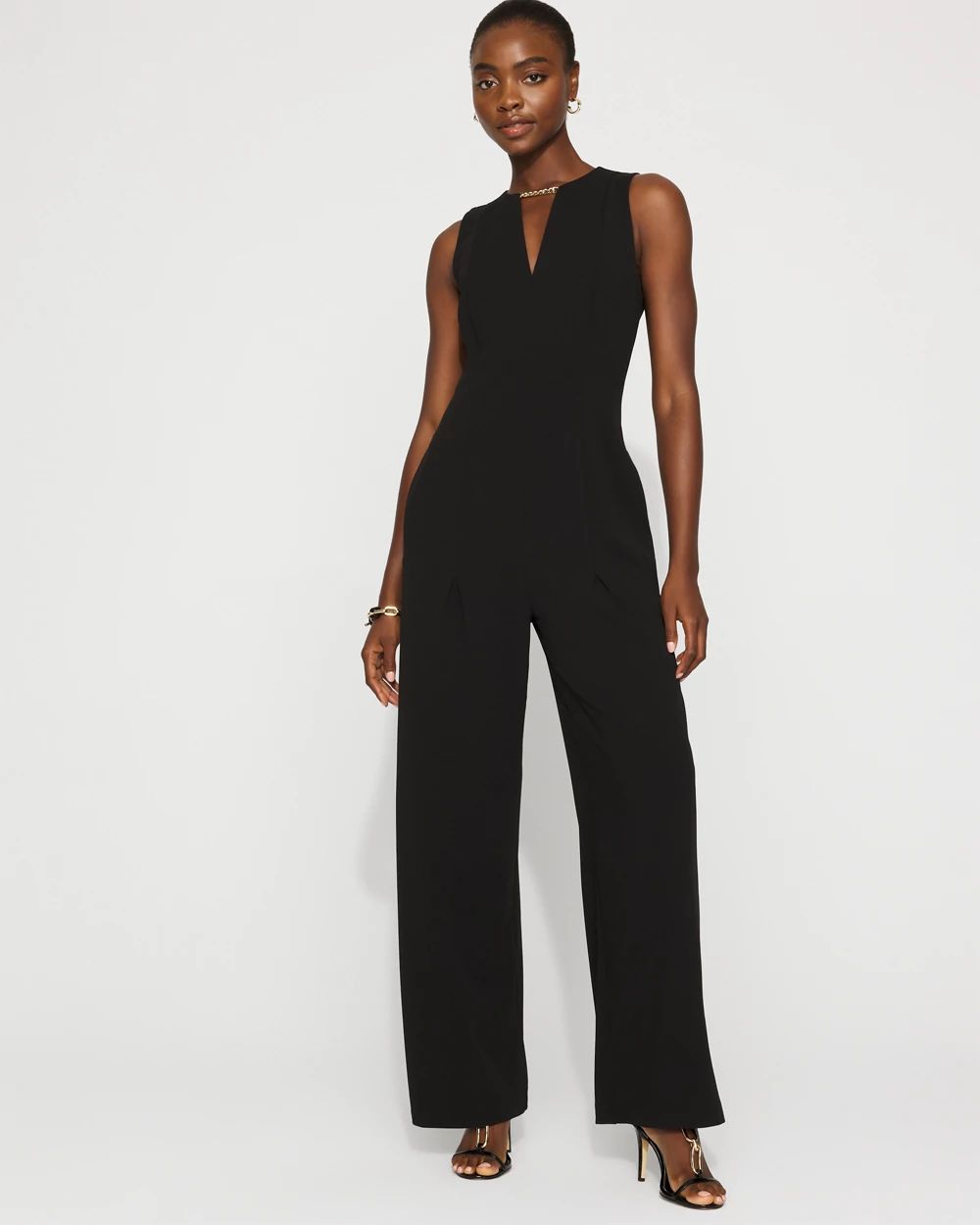 Chain Detail Jumpsuit | White House Black Market